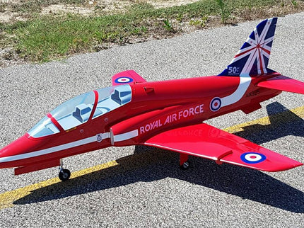 SebArt Mini Bae Hawk W/Electric Retract ARF 1.42M V2 - Red Arrows