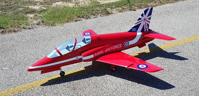 SebArt Mini Bae Hawk W/Electric Retract ARF 1.42M V2 - Red Arrows