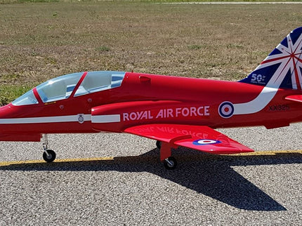 SebArt Mini Bae Hawk W/Electric Retract ARF 1.42M V2 - Red Arrows