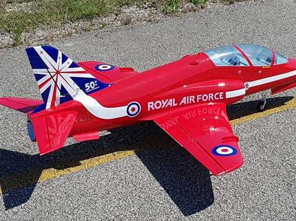 SebArt Mini Bae Hawk W/Electric Retract ARF 1.42M V2 - Red Arrows