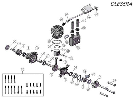 DLE 35RA Petrol Engine