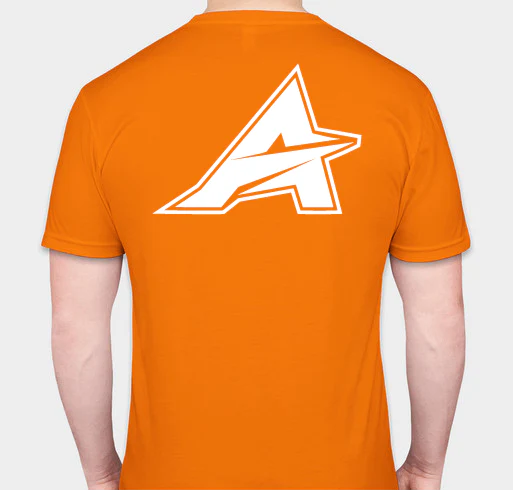 Apex Aerotech Classic Orange Cotton T-Shirt with White Logo