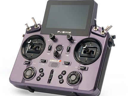 frSky X20RS Slate Grey transmitter with white background