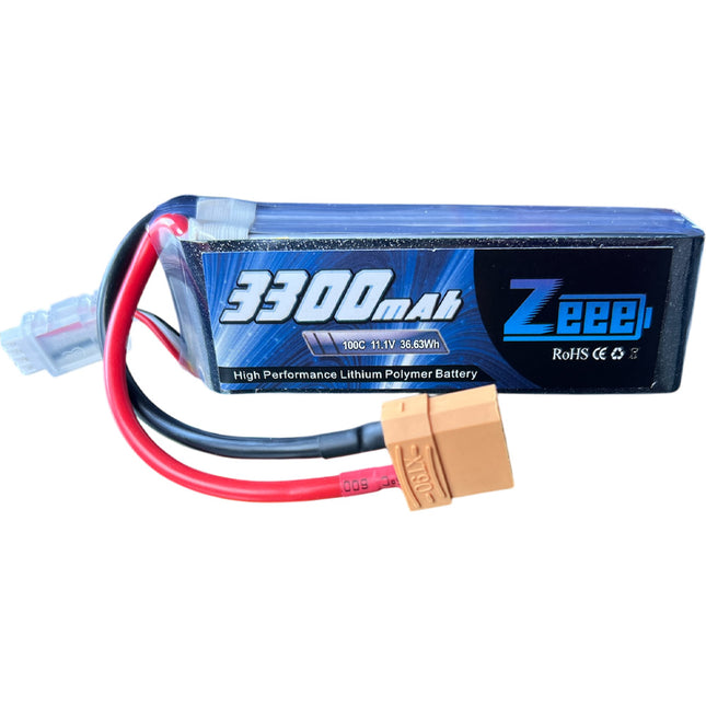 Zeee 3S Lipo Battery 3300mAh 11.1V 100C with XT60