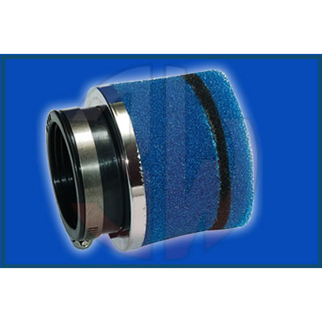 3W Foam Air Filter √ò 42mm, blue