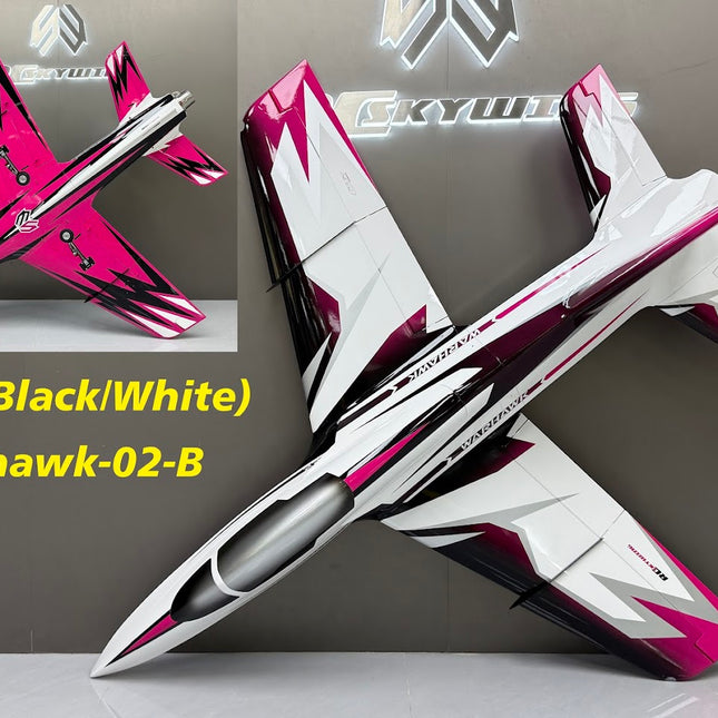 Skywing Warhawk 2.2M (84") Turbine Jet - (Pink/Black/White)