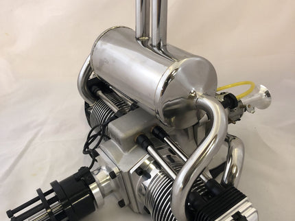 UMS 2-Cylinder 200cc Petrol Twin Boxer Engine – 4-Stroke Scale Aircraft Powerplant