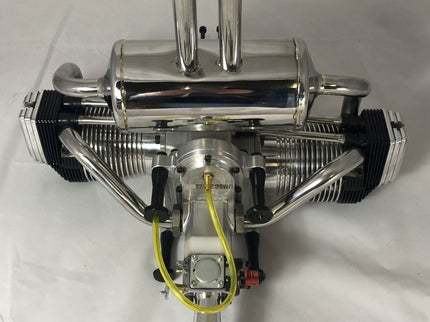 UMS 2-Cylinder 200cc Petrol Twin Boxer Engine – 4-Stroke Scale Aircraft Powerplant