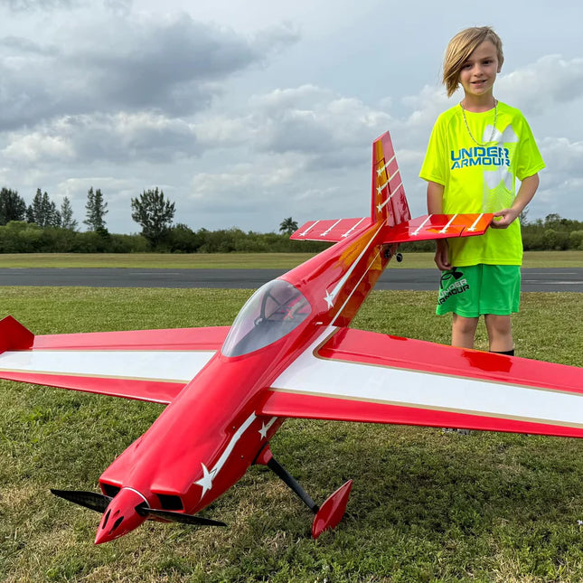 EF - 67" Laser EXP - "Traditional" Red/White/Gold - ARF