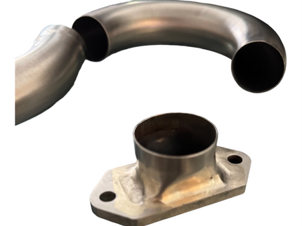 MTW 28mm Easy-to-Adjust Double Bend Header for DLE85 Engine | Solder-Ready Exhaust Header