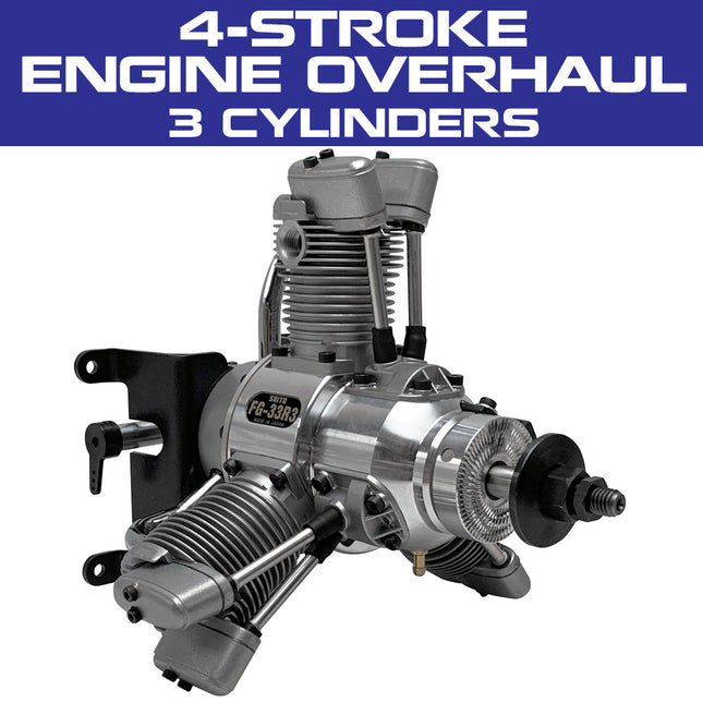 Engine Overhaul Service for 4 Stroke Engines - 3 Cylinder