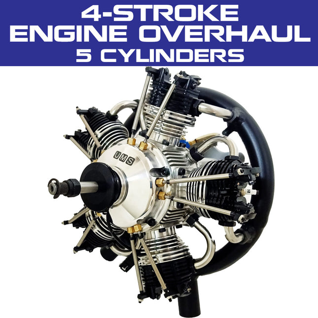 Engine Overhaul Service for 4 Stroke Engines - 5 Cylinder