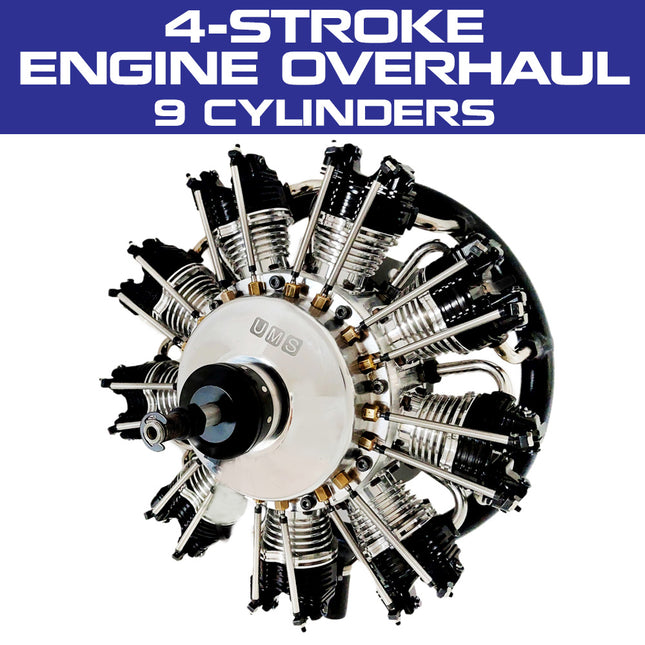 Engine Overhaul Service for 4 Stroke Engines - 9 Cylinder