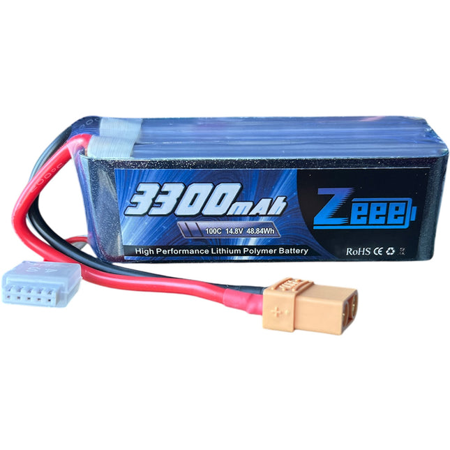 Zeee 4S Lipo Battery 3300mAh 14.8V 100C with XT60