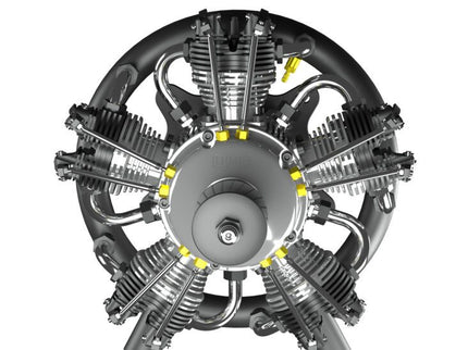 UMS 5-Cylinder 100cc Petrol Radial Engine – 4-Stroke Scale Aircraft Powerplant