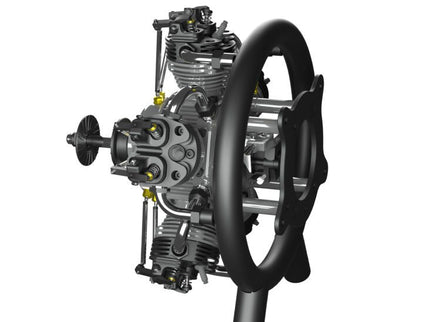 UMS 5-Cylinder 100cc Petrol Radial Engine – 4-Stroke Scale Aircraft Powerplant