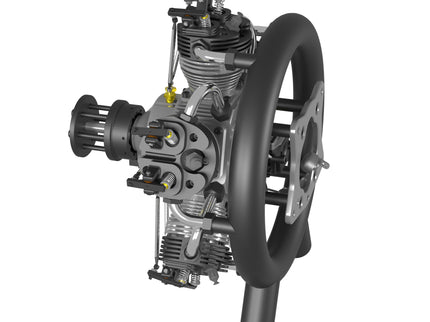 UMS 5-Cylinder 180cc Petrol Radial Engine – 4-Stroke Scale Aircraft Powerplant