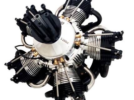 UMS 5-Cylinder 260cc Petrol Radial Engine – 4-Stroke Scale Aircraft Powerplant