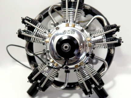 UMS 5-Cylinder 75cc Petrol Radial Engine – 4-Stroke Scale Aircraft Powerplant