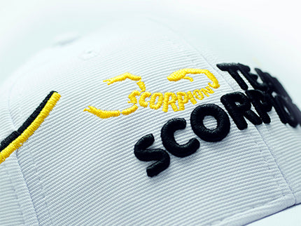 Scorpion Motor Cap (White/Yellow)