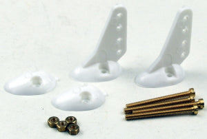 Small Control Horns w/screws (pk2)