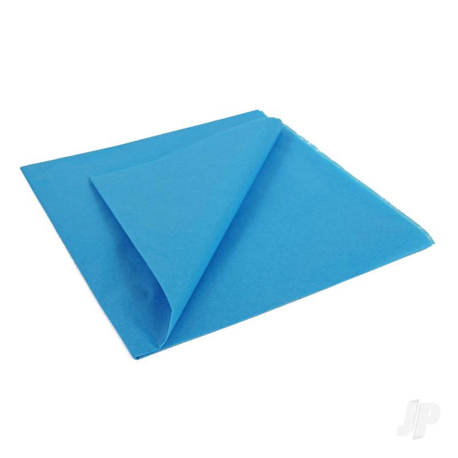 JP Mediterranean Blue Lightweight Tissue Covering Paper, 50x76cm, (5 Sheets)