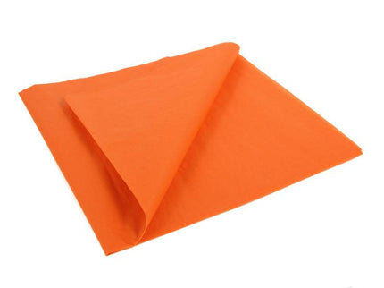 JP Golden Orange Lightweight Tissue Covering Paper, 50x76cm, (5 Sheets)