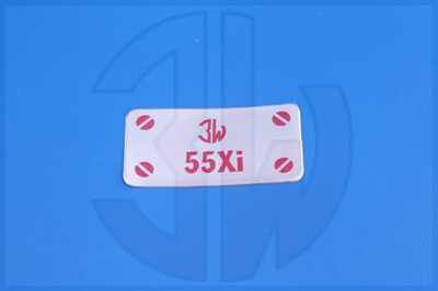 3W 55Xi Engine Sticker