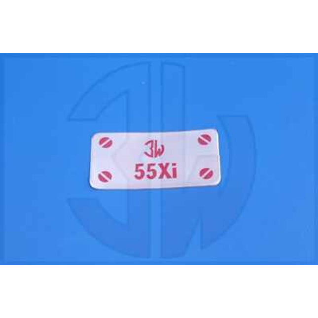 3W 55Xi Engine Sticker
