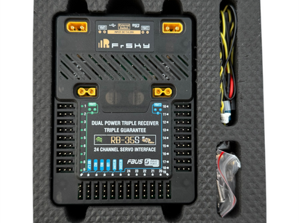 FrSky RB-35S Dual Power Redundancy Bus with Advanced Stabilisation