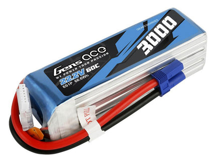 Gens ace Li-Po 6S 22.V 3000mAh 60C with EC5