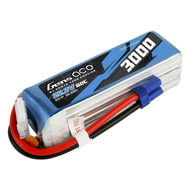 Gens ace Li-Po 6S 22.V 3000mAh 60C with EC5