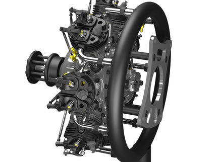 UMS 7-Cylinder 260cc Petrol Radial Engine – 4-Stroke Scale Aircraft Powerplant