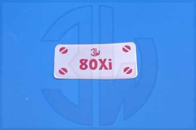 3W 80Xi Engine Sticker