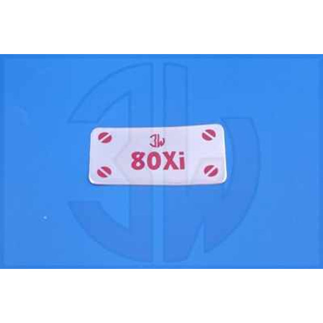 3W 80Xi Engine Sticker