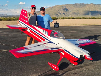 Apex Aerotech 116" Laser ARF - Red/Blue ("Retro")