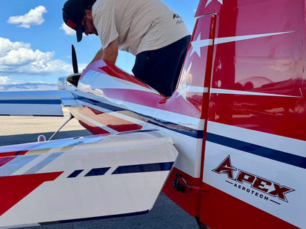 Apex Aerotech 116" Laser ARF - Red/Blue ("Retro")
