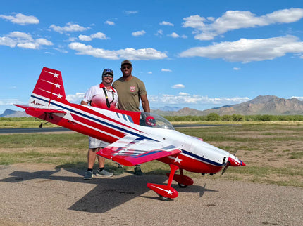 Apex Aerotech 116" Laser ARF - Red/Blue ("Retro")
