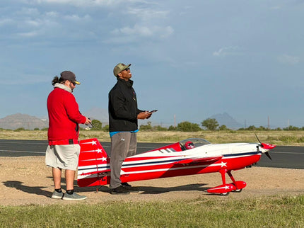 Apex Aerotech 116" Laser ARF - Red/Blue ("Retro")