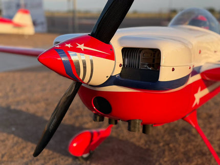 Apex Aerotech 116" Laser ARF - Red/Blue ("Retro")
