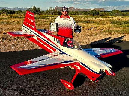 Apex Aerotech 116" Laser ARF - Red/Blue ("Retro")