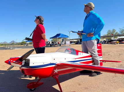Apex Aerotech 116" Laser ARF - Red/Blue ("Retro")