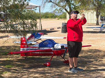 Apex Aerotech 116" Laser ARF - Red/Blue ("Retro")