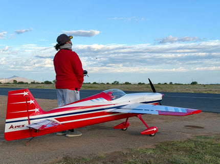 Apex Aerotech 116" Laser ARF - Red/Blue ("Retro")