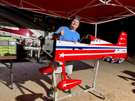 Apex Aerotech 116" Laser ARF - Red/Blue ("Retro")