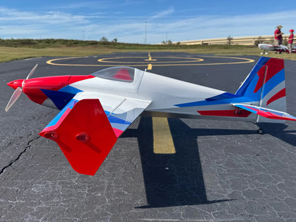 Extreme Flight - Laser 49", White/Blue/Red/Silver ARF Kit
