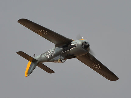 Phoenix Model FOCKE WULF WW2 Vintage airplane with a distinctive logo against a gray background