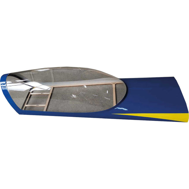 Extreme flight 85" Edge 540T Canopy- Blue/Yellow