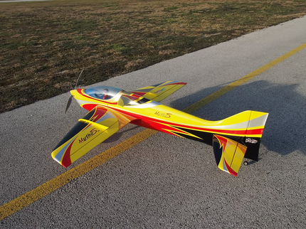 SebArt MythoS F3A 50E ARF F3A 62.2" - Yellow/Black