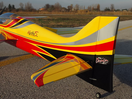 SebArt MythoS F3A 50E ARF F3A 62.2" - Yellow/Black